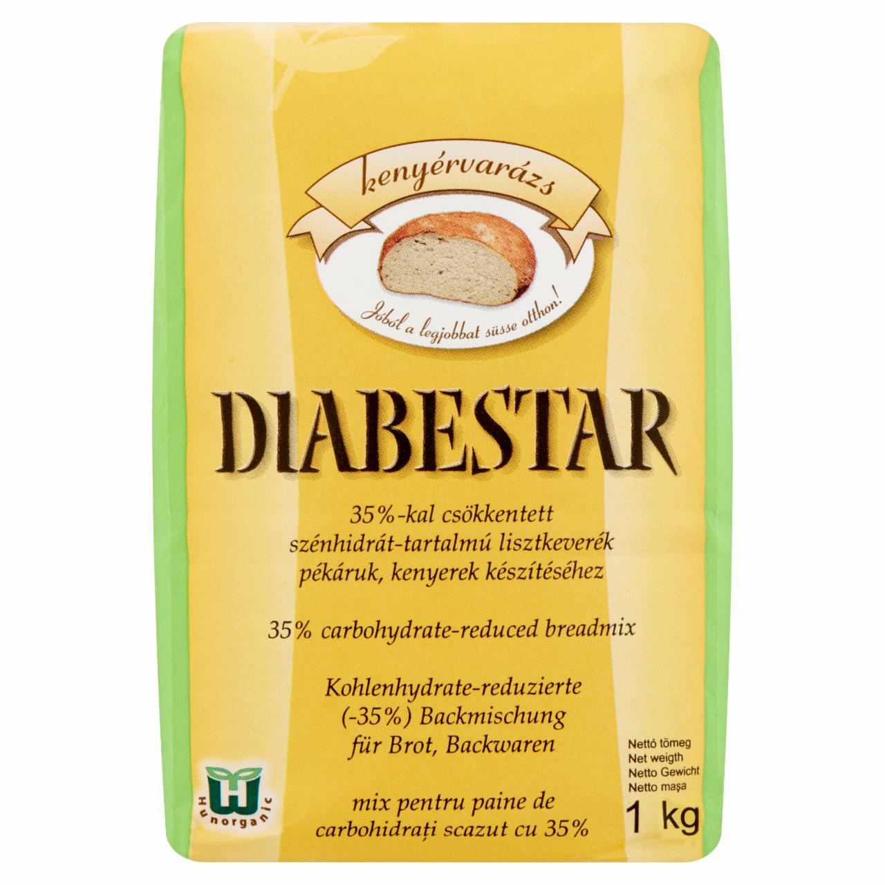 Képek - Kenyérvarázs Diabestar sütőkeverék zabrosttal 1 kg