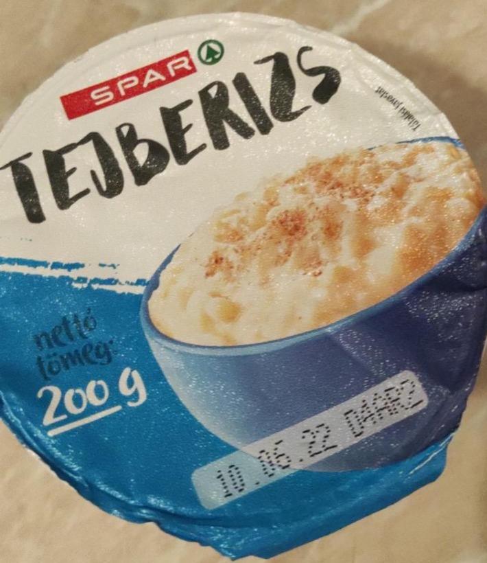 Képek - Tejberizs Spar