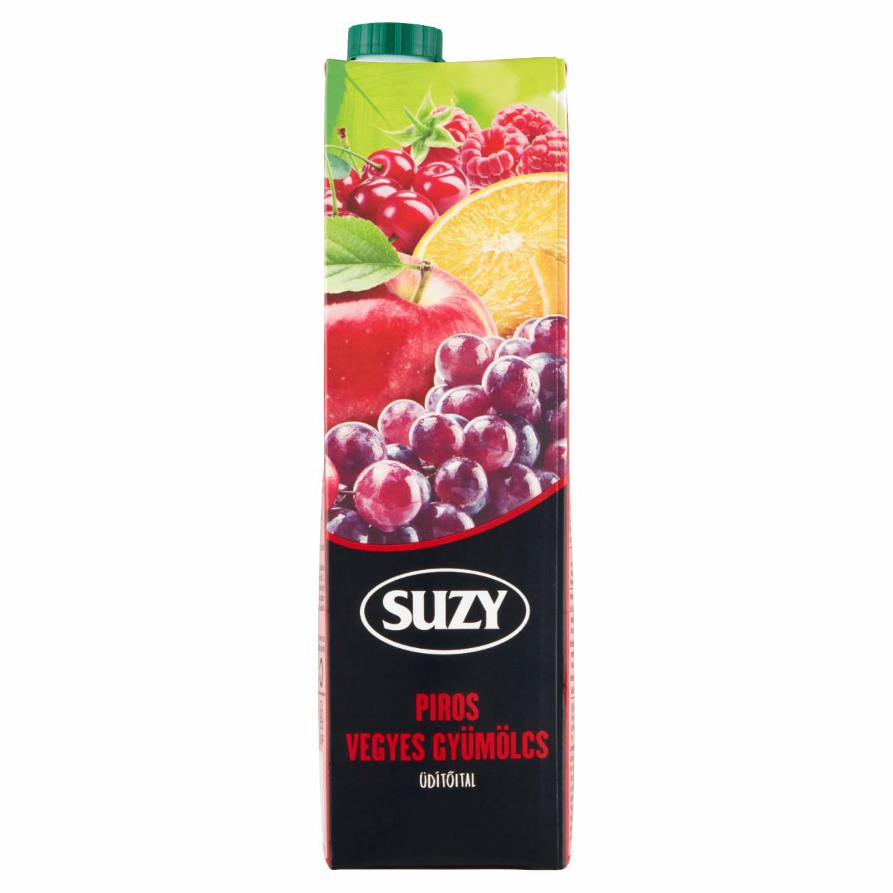 Képek - Suzy piros vegyes gyümölcs üdítőital édesítőszerekkel 1 l