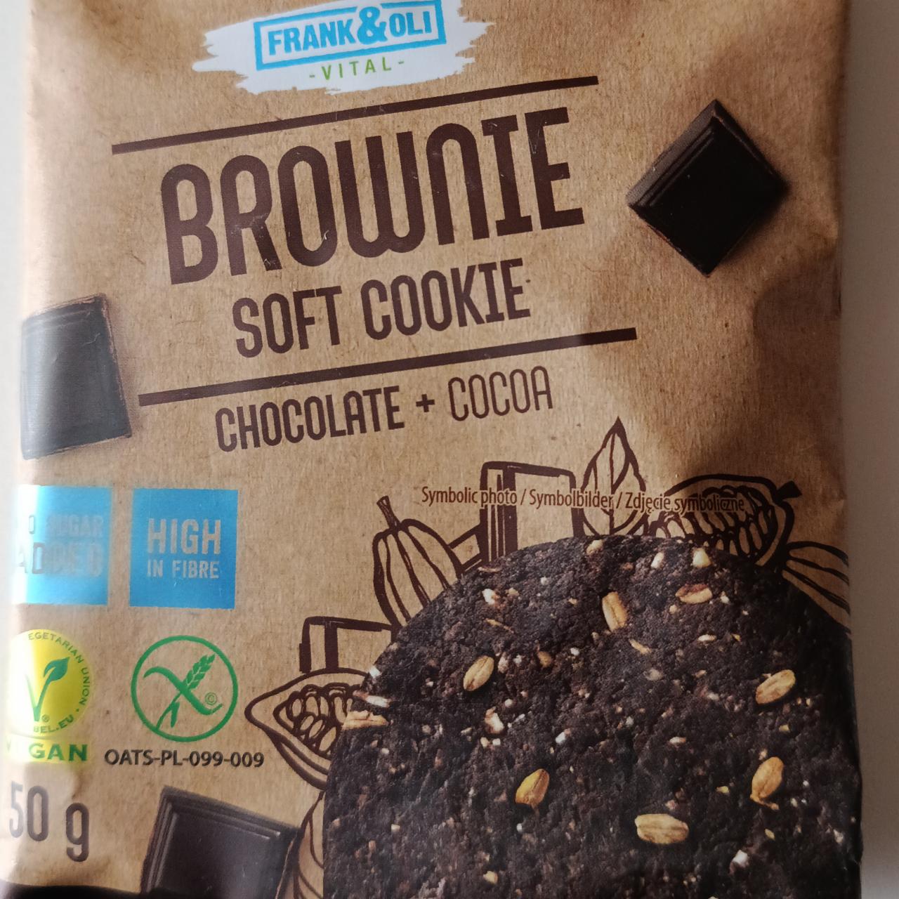 Képek - Brownie soft cookie Chocolate + cocoa Frank&Oli