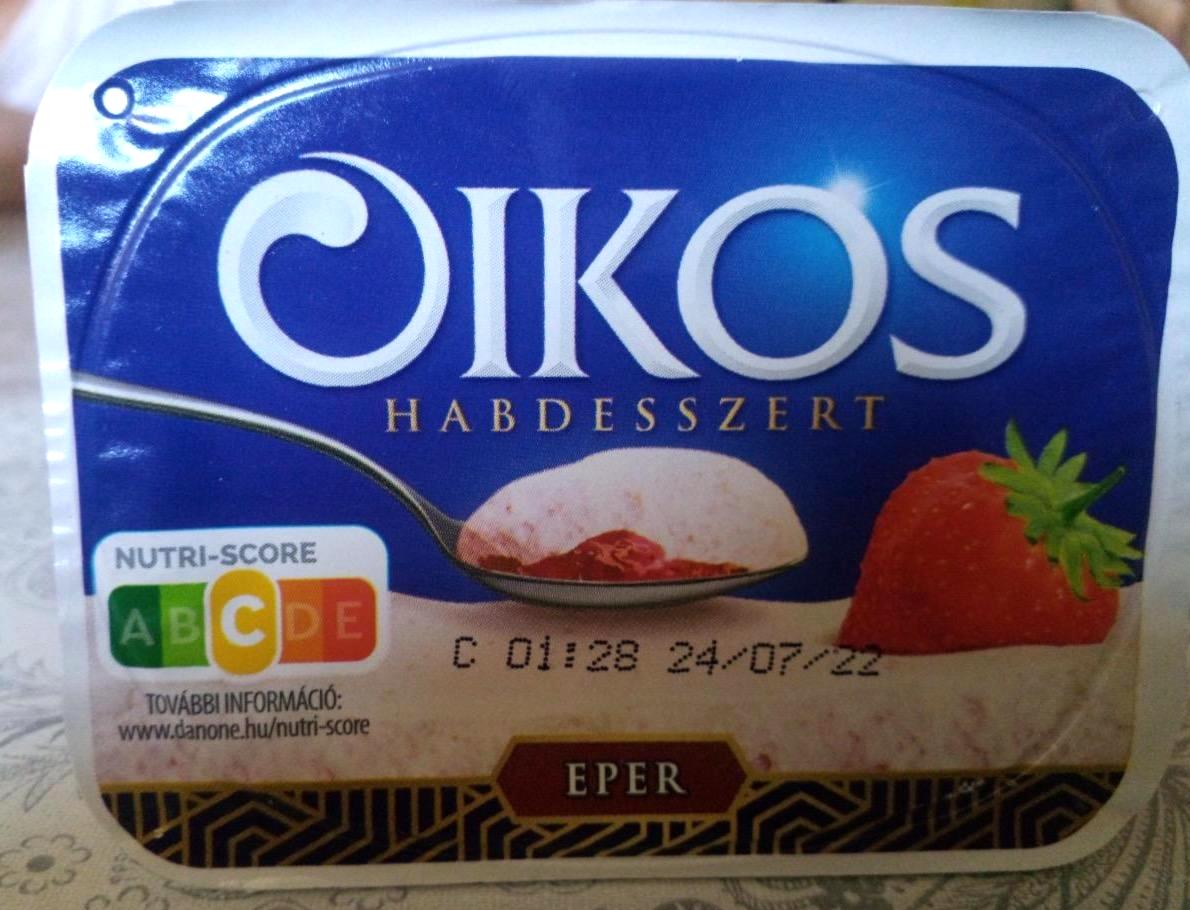 Képek - Danone Oikos Habdesszert habosított tejtermék epres öntettel 125 g