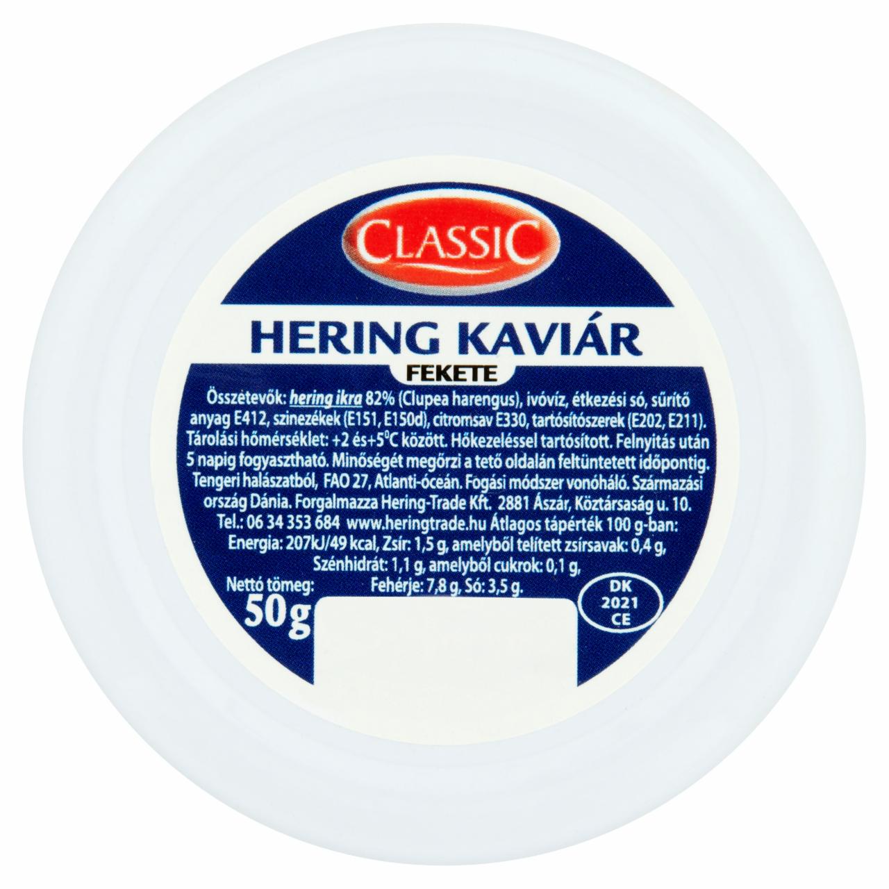 Képek - Classic fekete hering kaviár 50 g