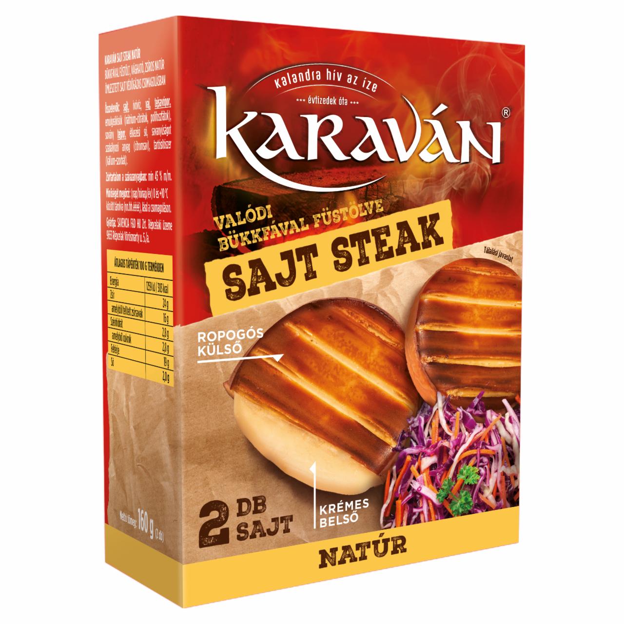 Képek - Karaván natúr sajt steak 2 db 160 g