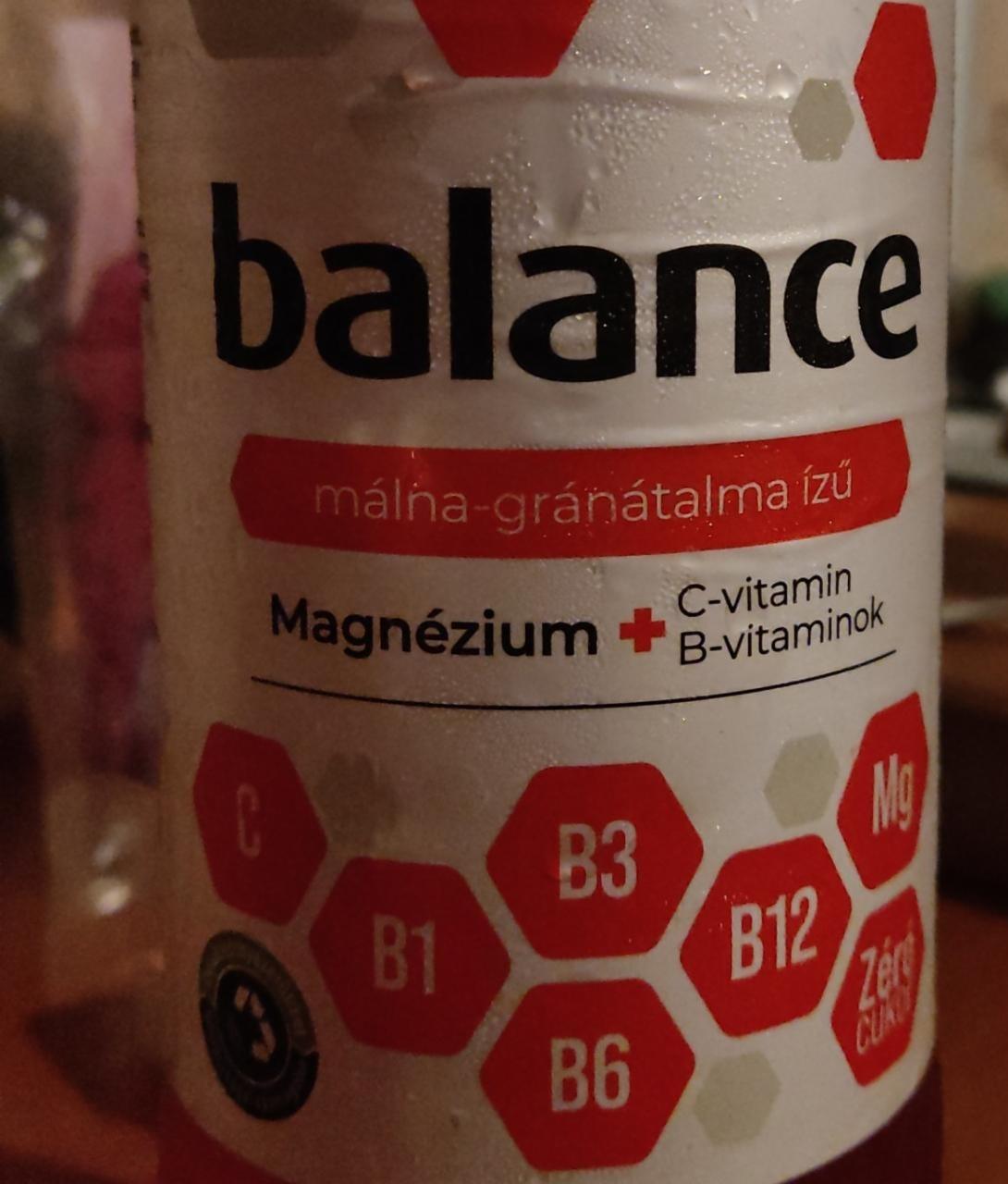 Képek - Magnézium málna-gránátalma ízű Balance