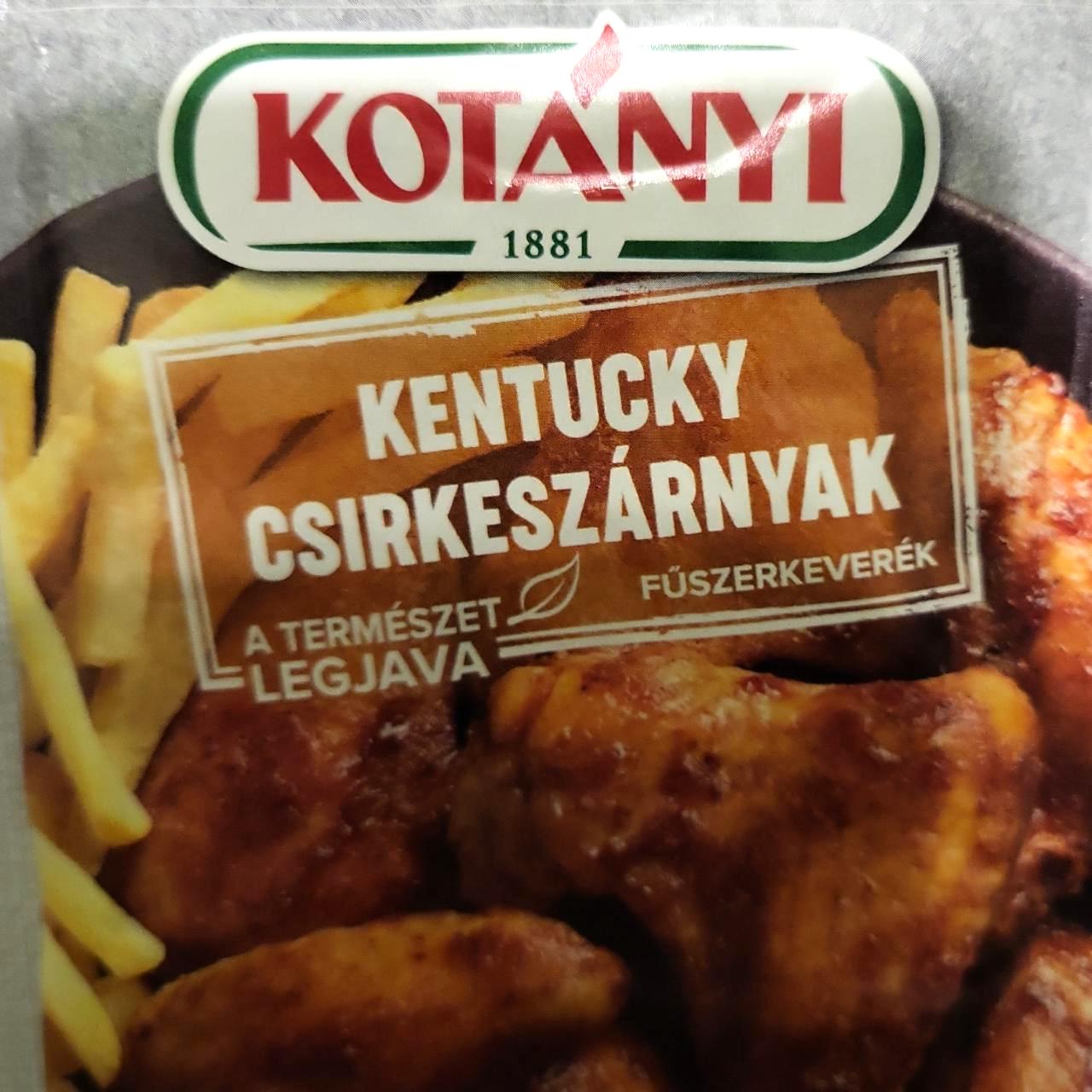 Képek - Kentucky csirkeszárnyak fűszerkeverék Kotányi