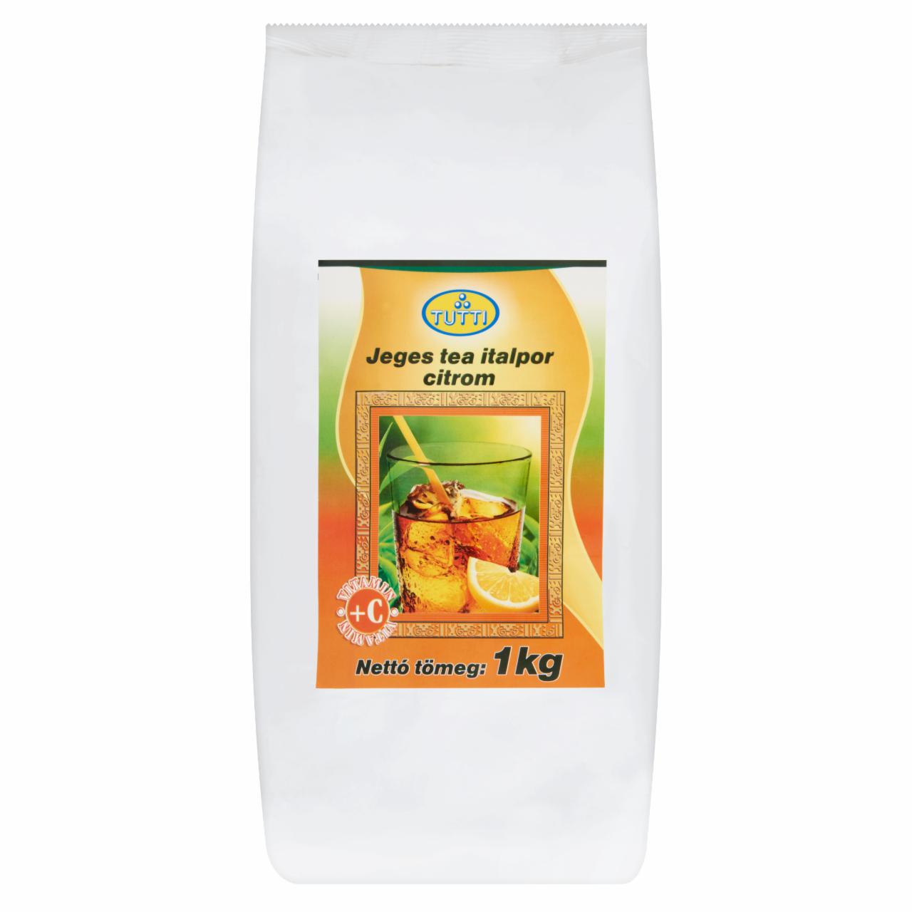 Képek - Tutti citrom jeges tea italpor 1 kg