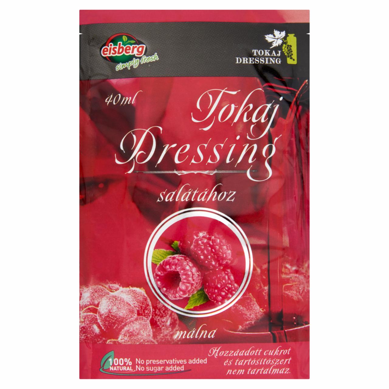 Képek - Eisberg Tokaj Dressing málna dresszing salátához 40 ml