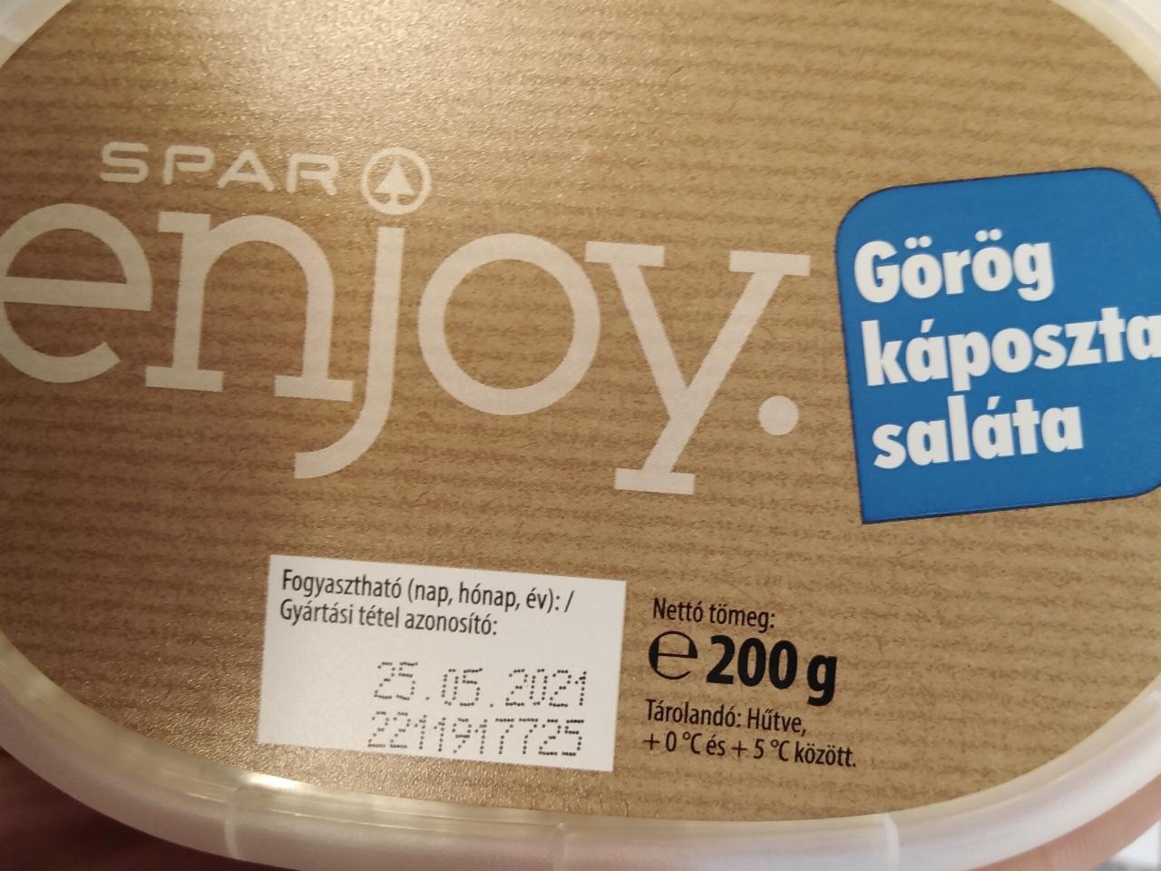 Képek - Görög káposztasaláta Enjoy Spar