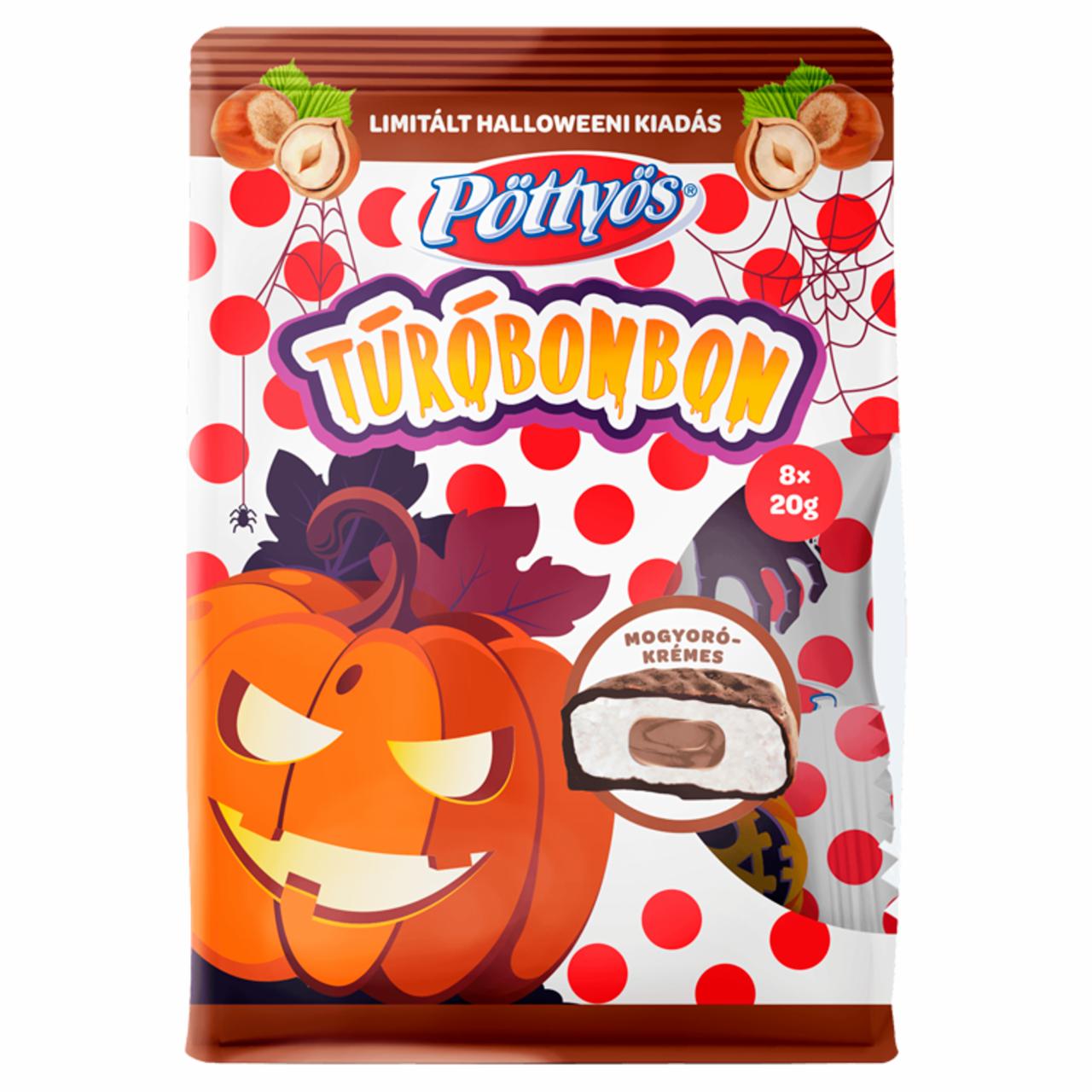 Képek - Pöttyös mogyorókrémes túróbonbon 8 x 20 g (160 g)