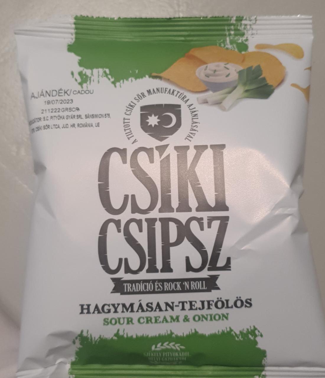 Képek - Hagymásan-tejfölös chips Csíki csipsz