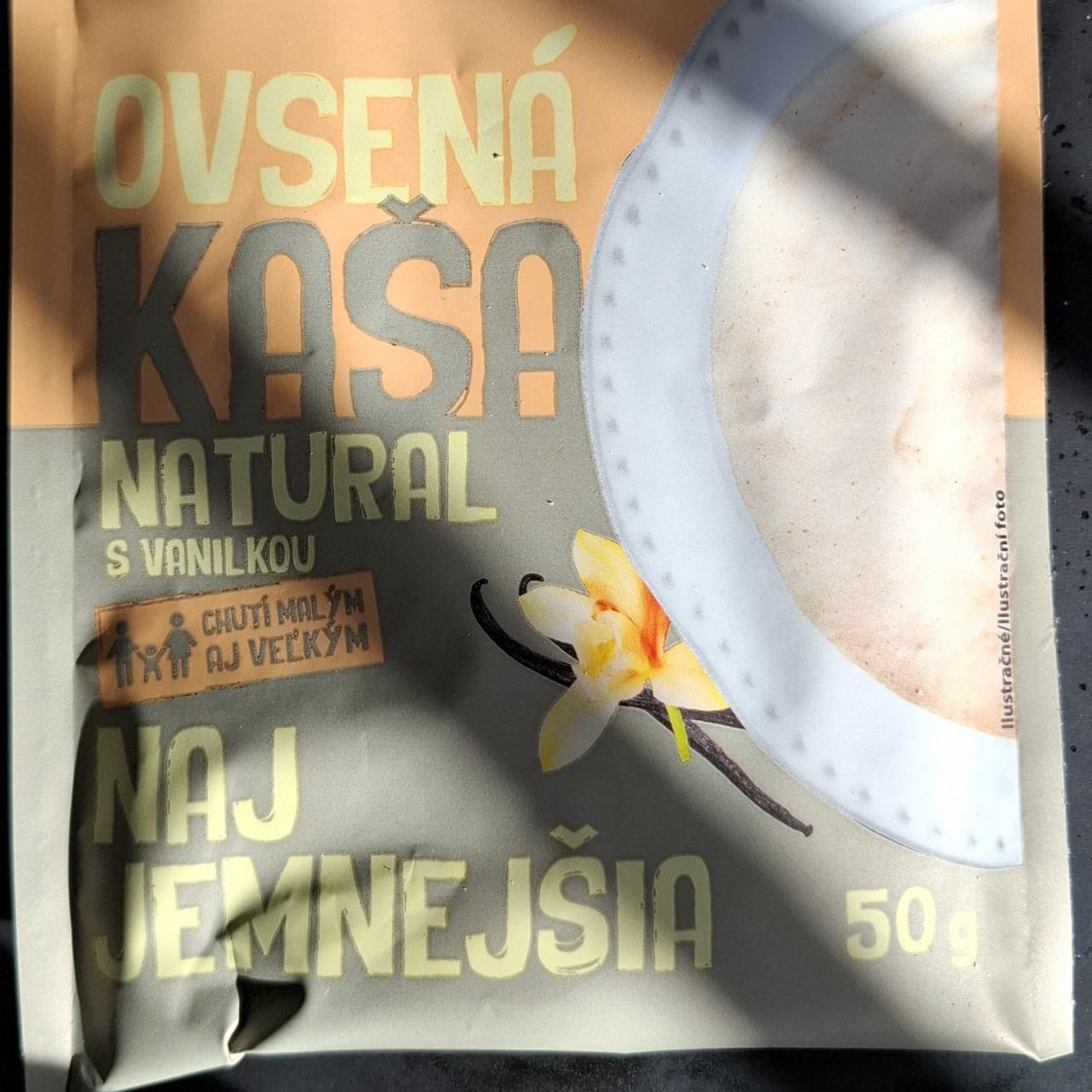 Képek - Ovsená kaša natural s vanilkou Fit