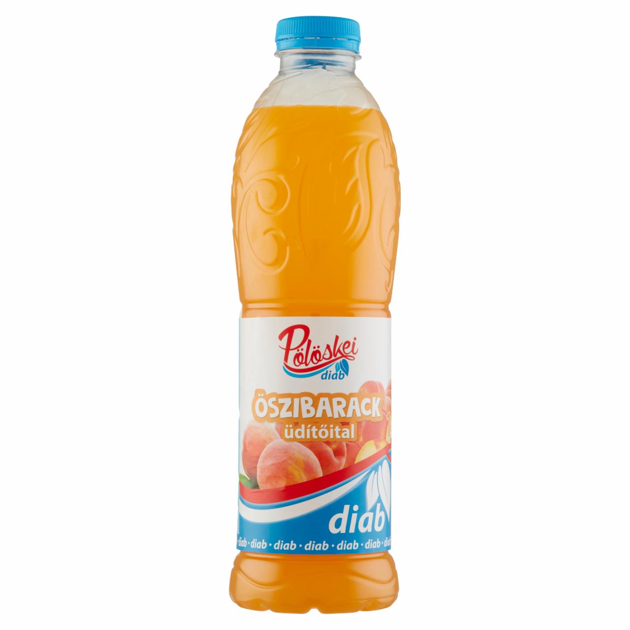 Képek - Pölöskei Diab őszibarack üdítőital édesítőszerekkel 1 l