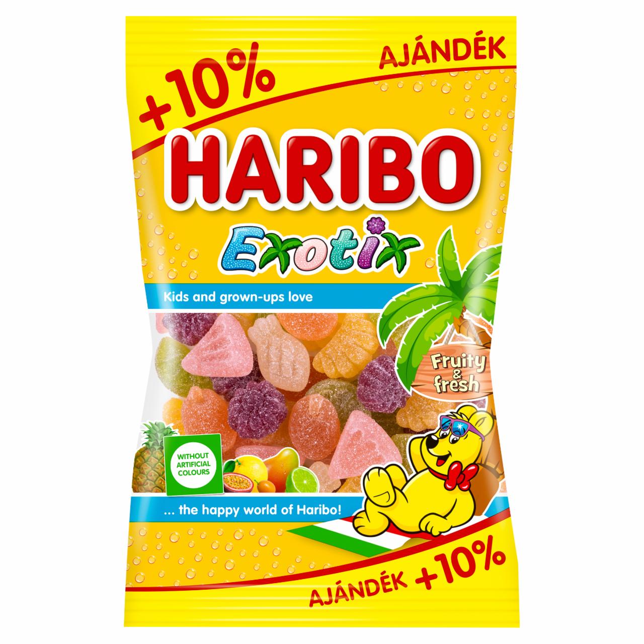 Képek - Haribo Exotix gyümölcsízű gumicukorka 110 g