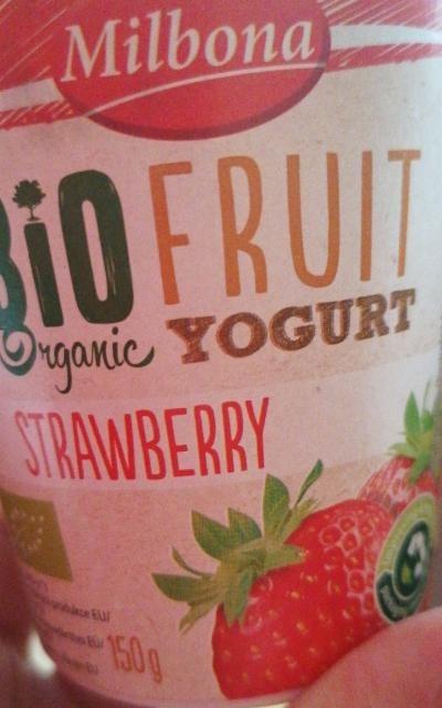 Képek - Bio fruit organic yogurt strawberry Milbona