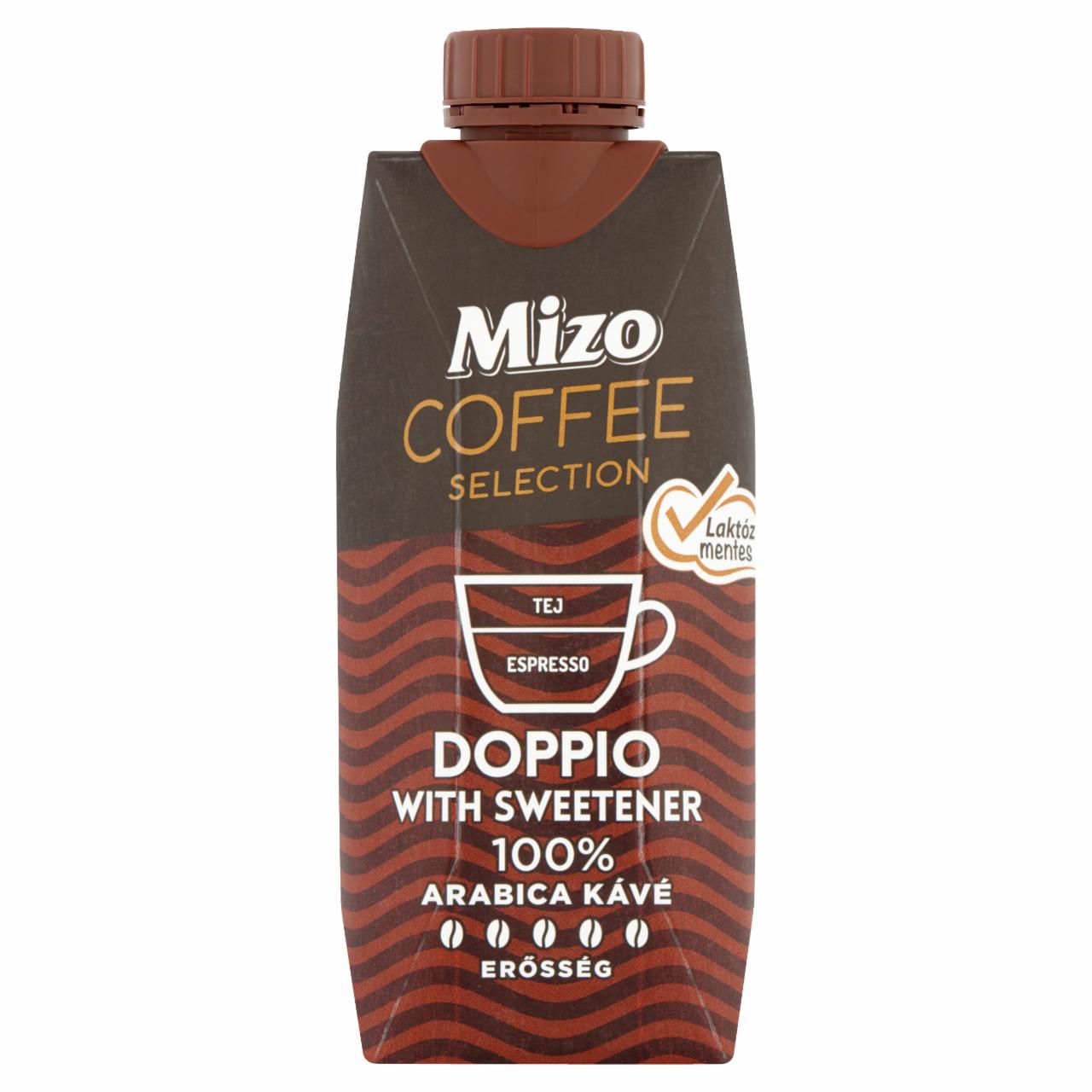 Képek - Mizo Coffee Selection Doppio UHT laktózmentes, félzsíros kávés tej édesítőszerekkel 330 ml