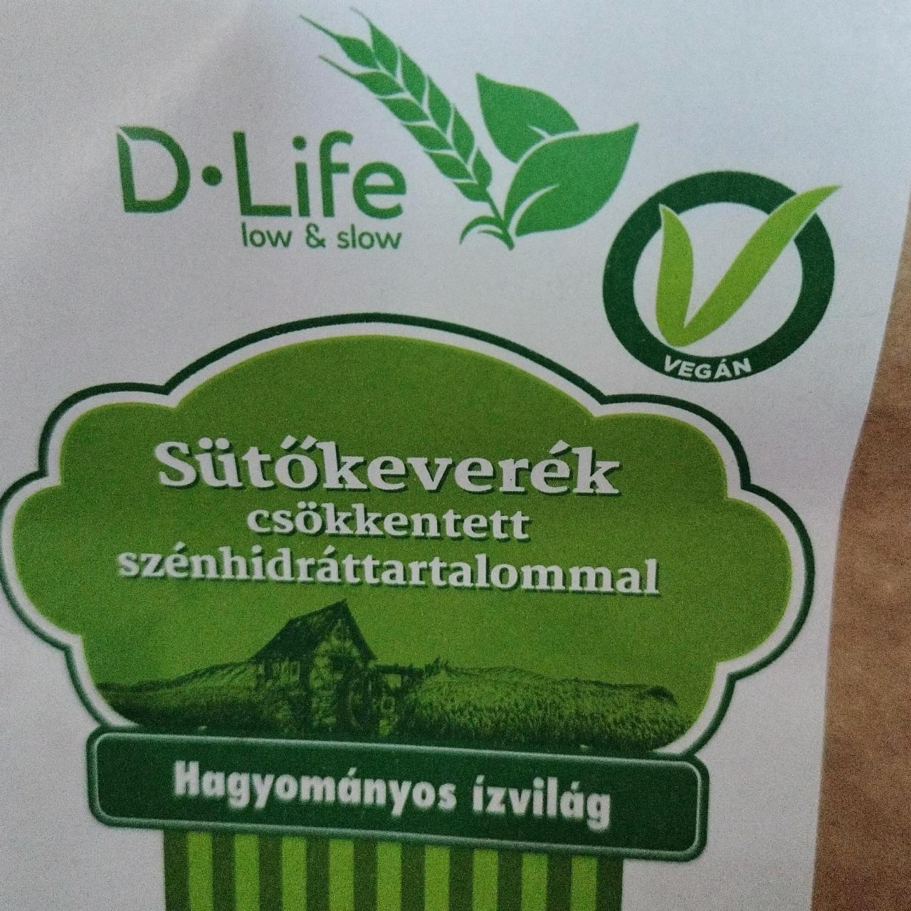 Képek - Sütőkeverék csökkentett szénhidráttartalommal D-life