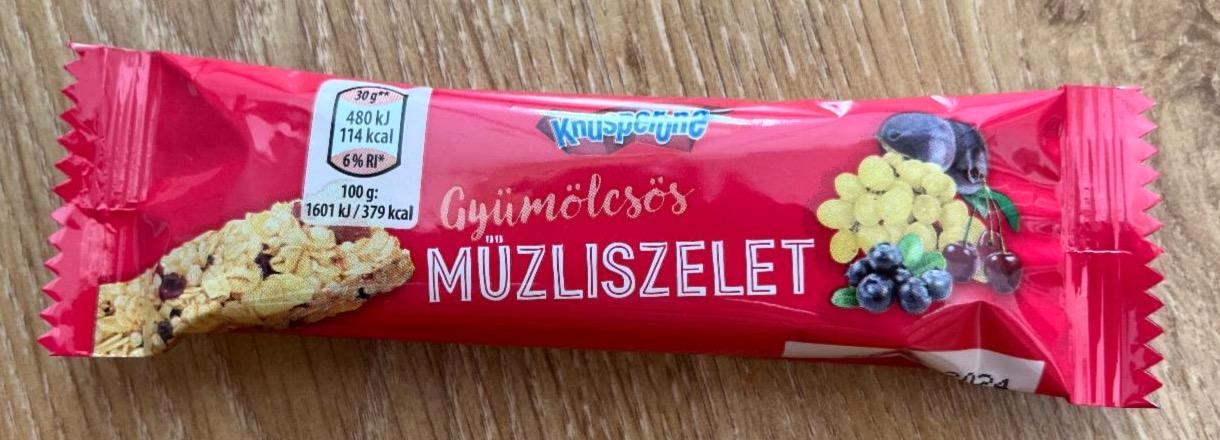 Képek - Gyümölcsös müzliszelet Knusperone