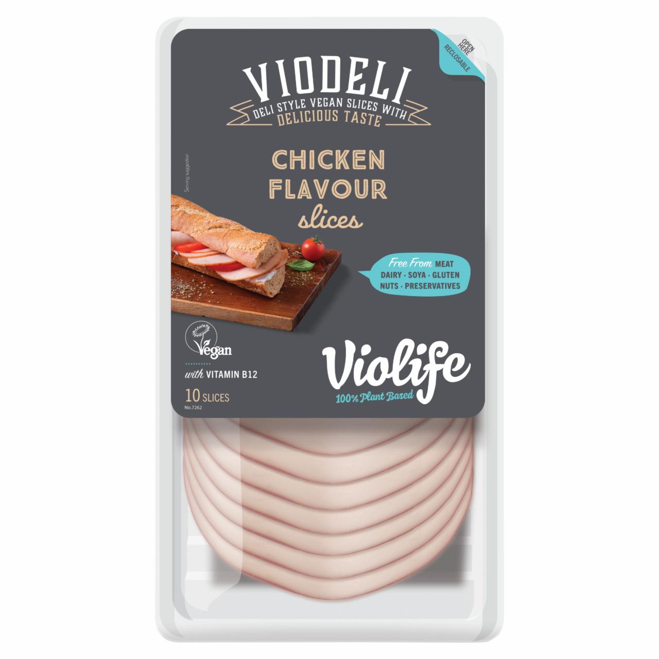 Képek - Violife Viodeli csirke ízesítésű szeletek 100 g