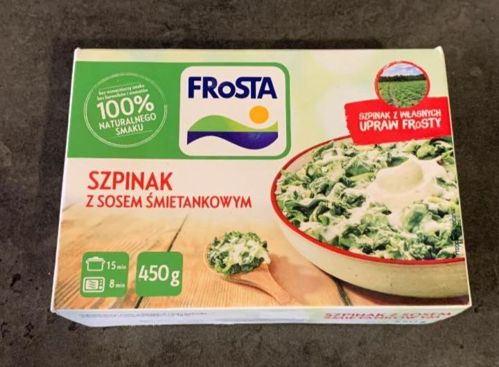 Képek - FRoSTA gyorsfagyasztott spenót tejszínes szósszal 450 g