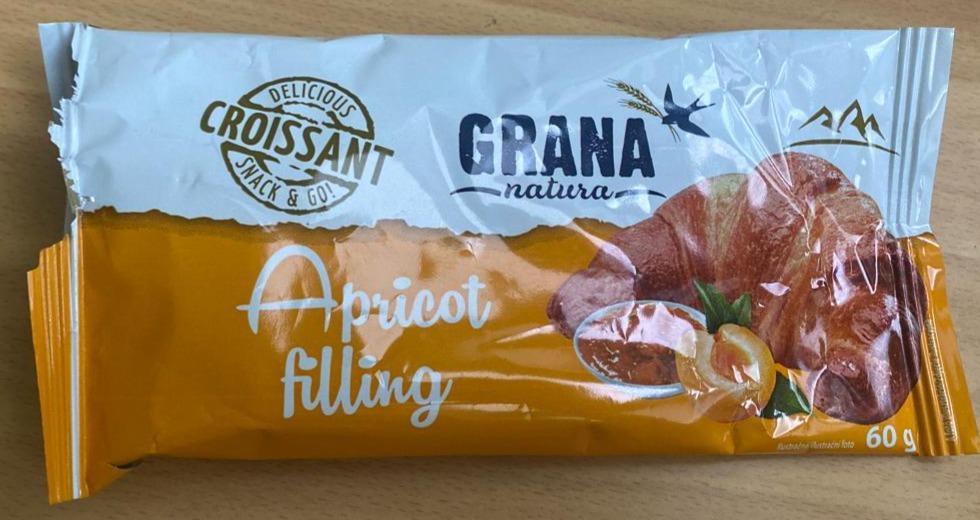 Képek - Croissant apricot filling Grana natura