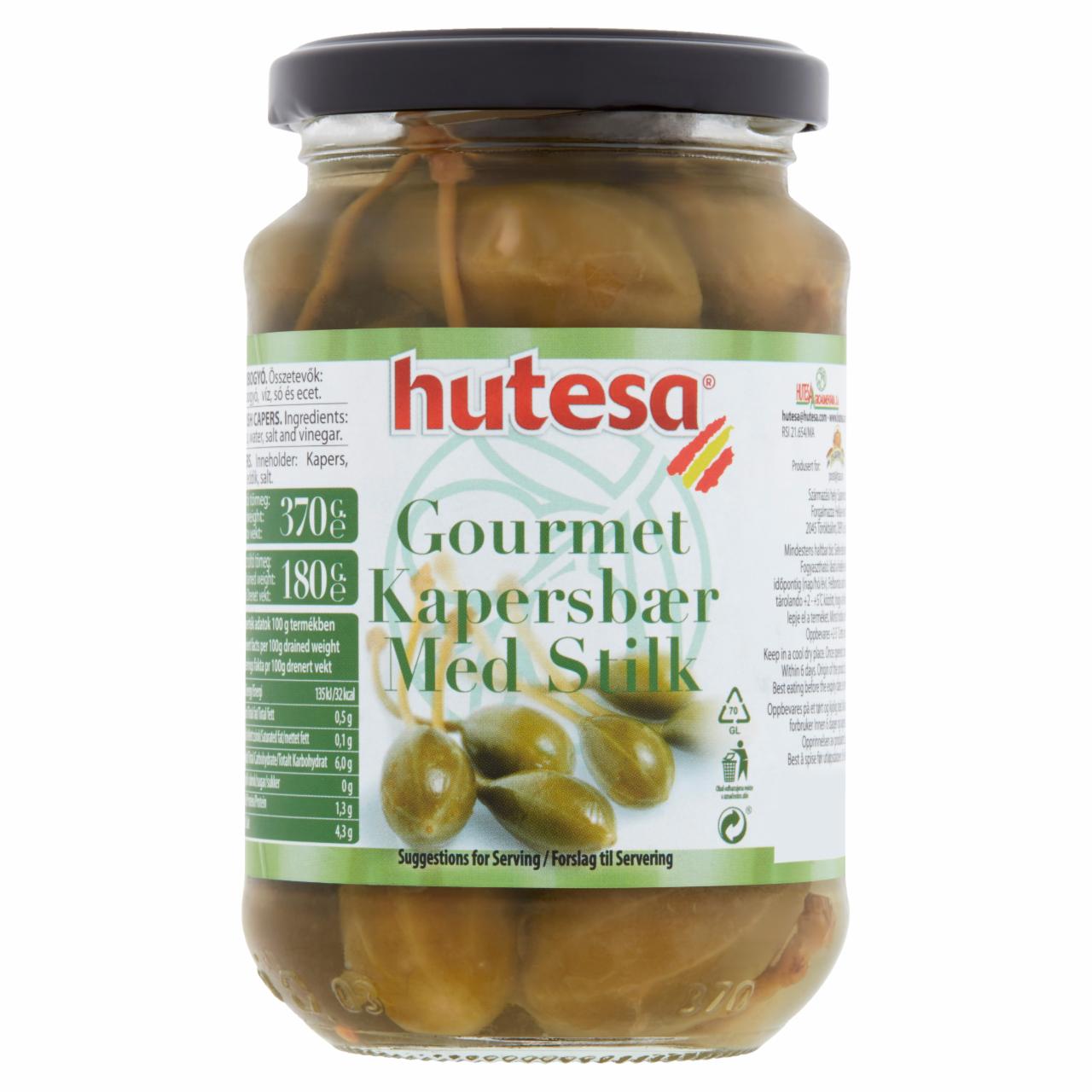 Képek - Hutesa Gourmet kapribogyó 370 g