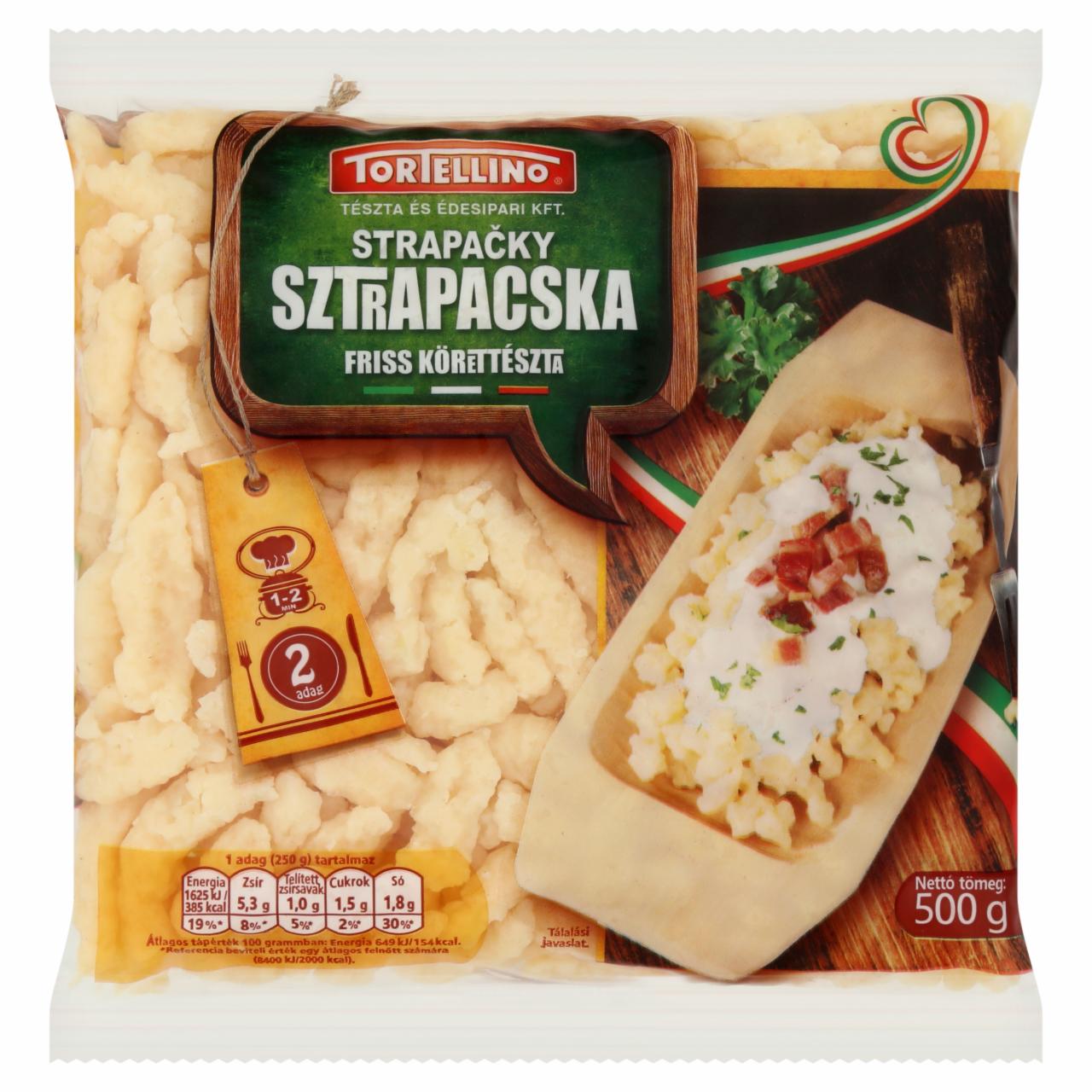 Képek - Tortellino sztrapacska friss körettészta 500 g