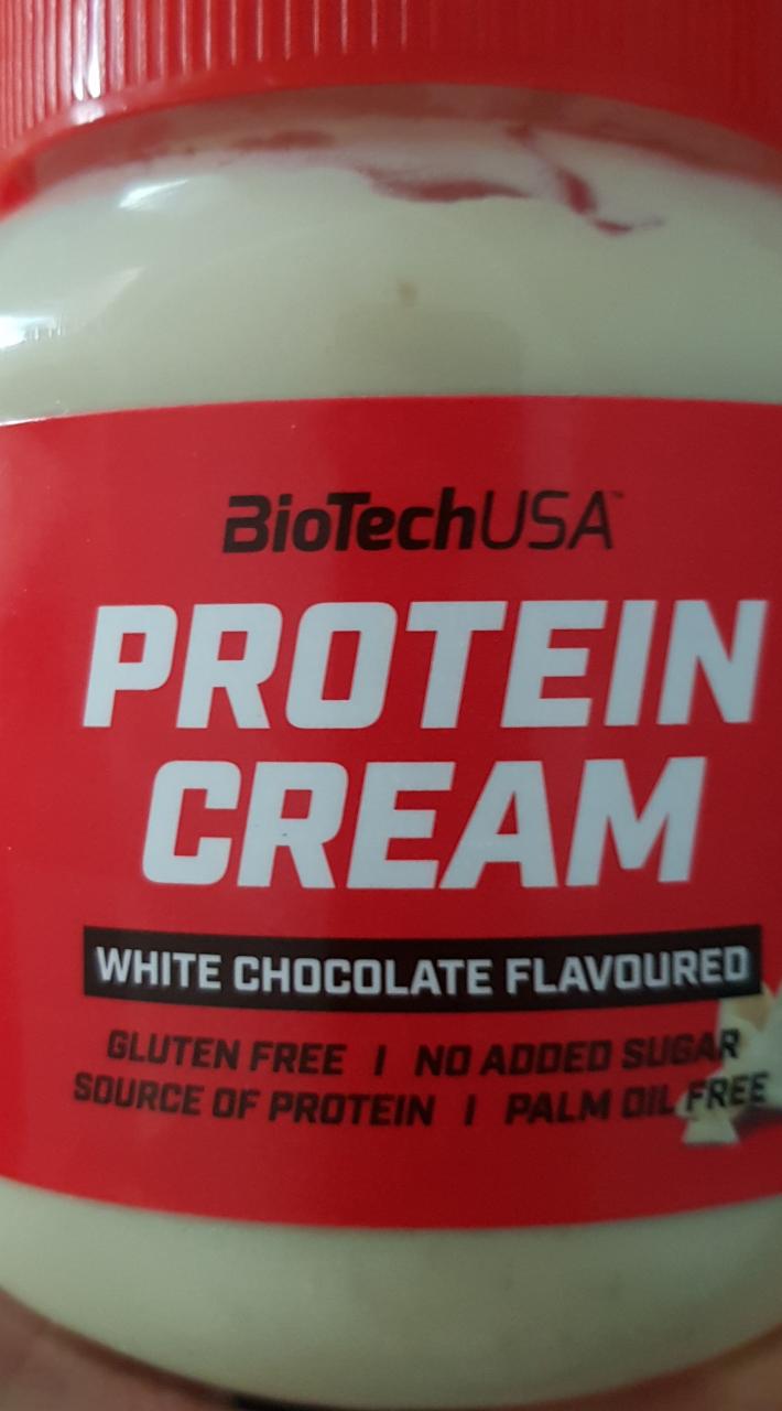 Képek - BioTechUSA Protein Cream fehércsokoládé ízű tejsavófehérje-tartalmú kenhető krém 400 g