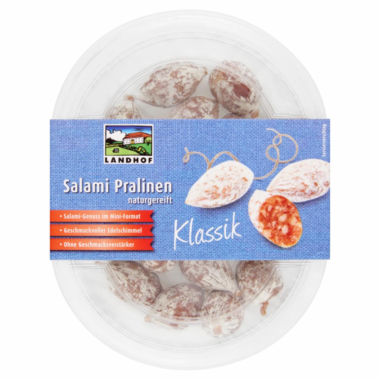 Képek - Landhof Klassik Mini Salamis szárításos érleléssel készült natúr penészes húskészítmény 85 g