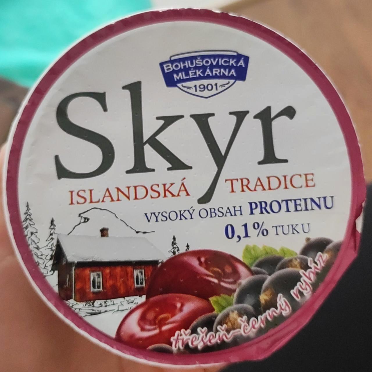 Képek - Skyr Cseresznye és ribizli Bohušovická mlékárna