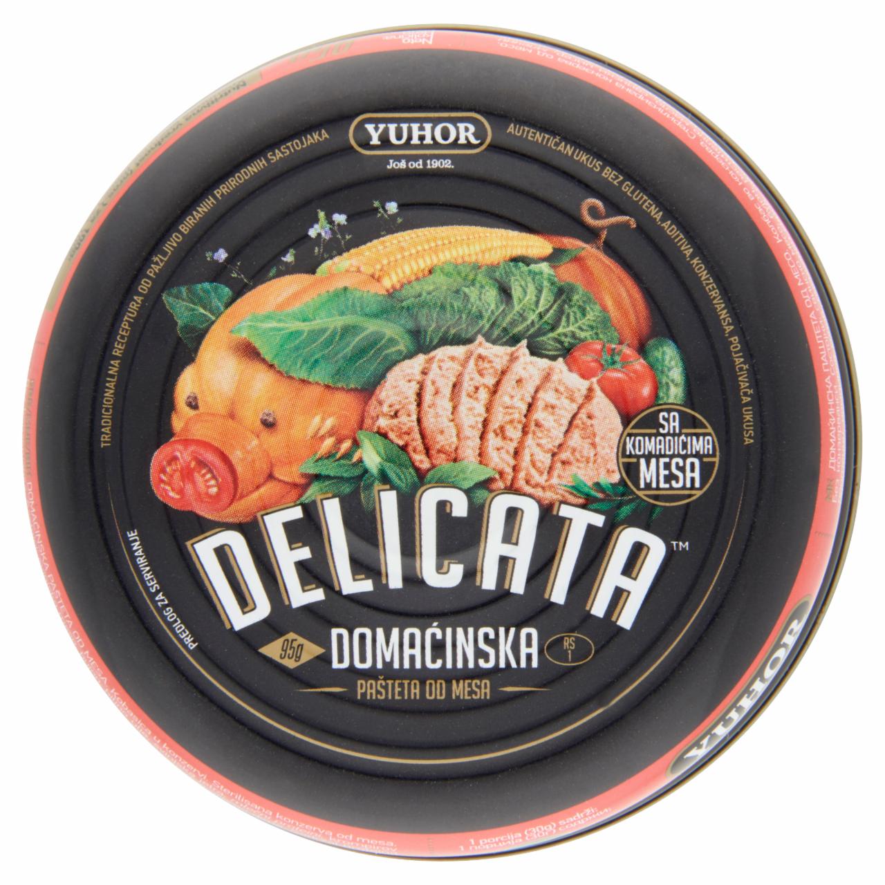 Képek - Delicata parasztos sertéspástétom 95 g