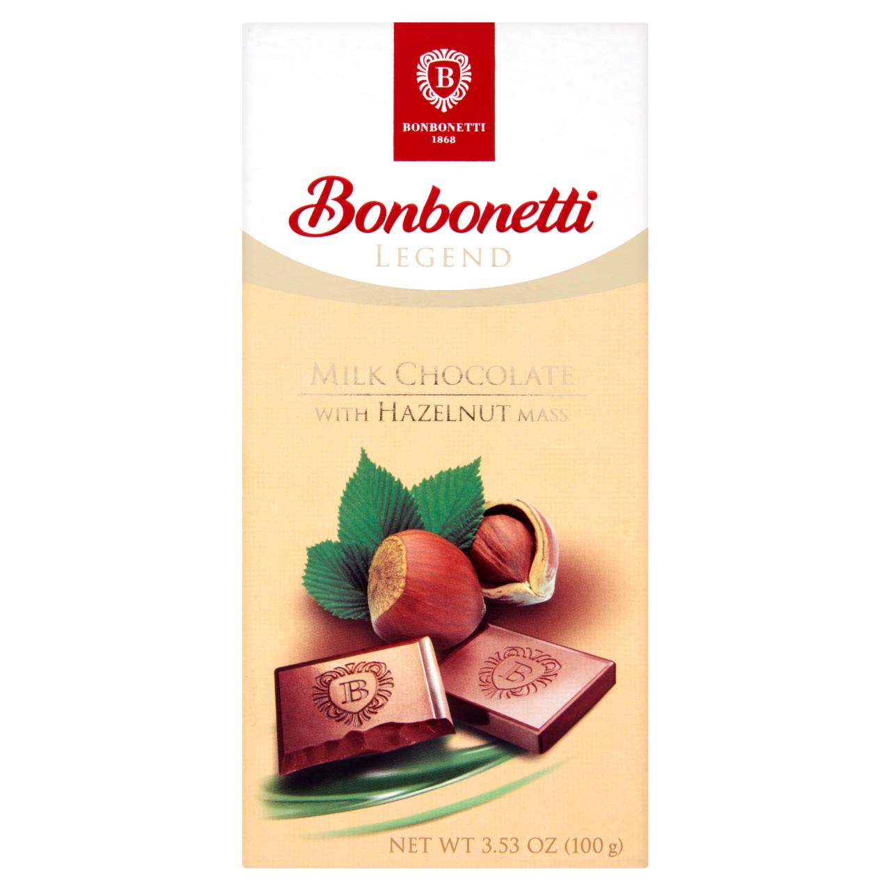 Képek - Bonbonetti Legend mogyorós tejcsokoládé 100 g