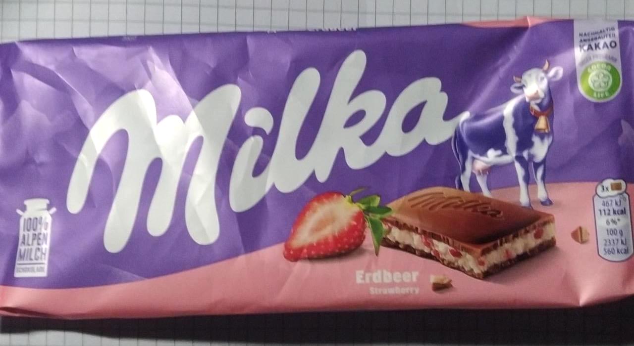 Képek - Epres Milka csokoládé