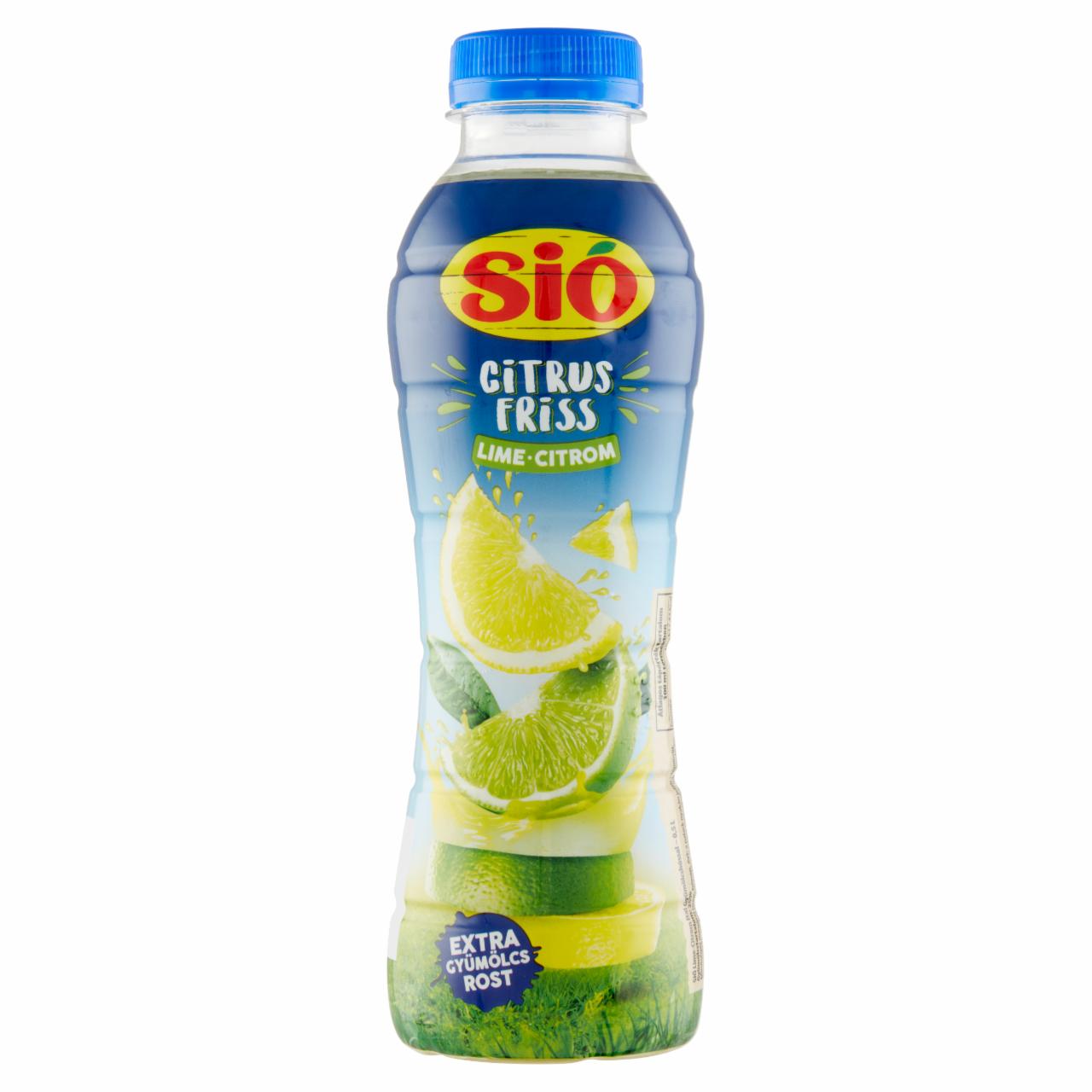 Képek - Sió Citrus Friss lime-citrom ital gyümölcshússal 0,5 l