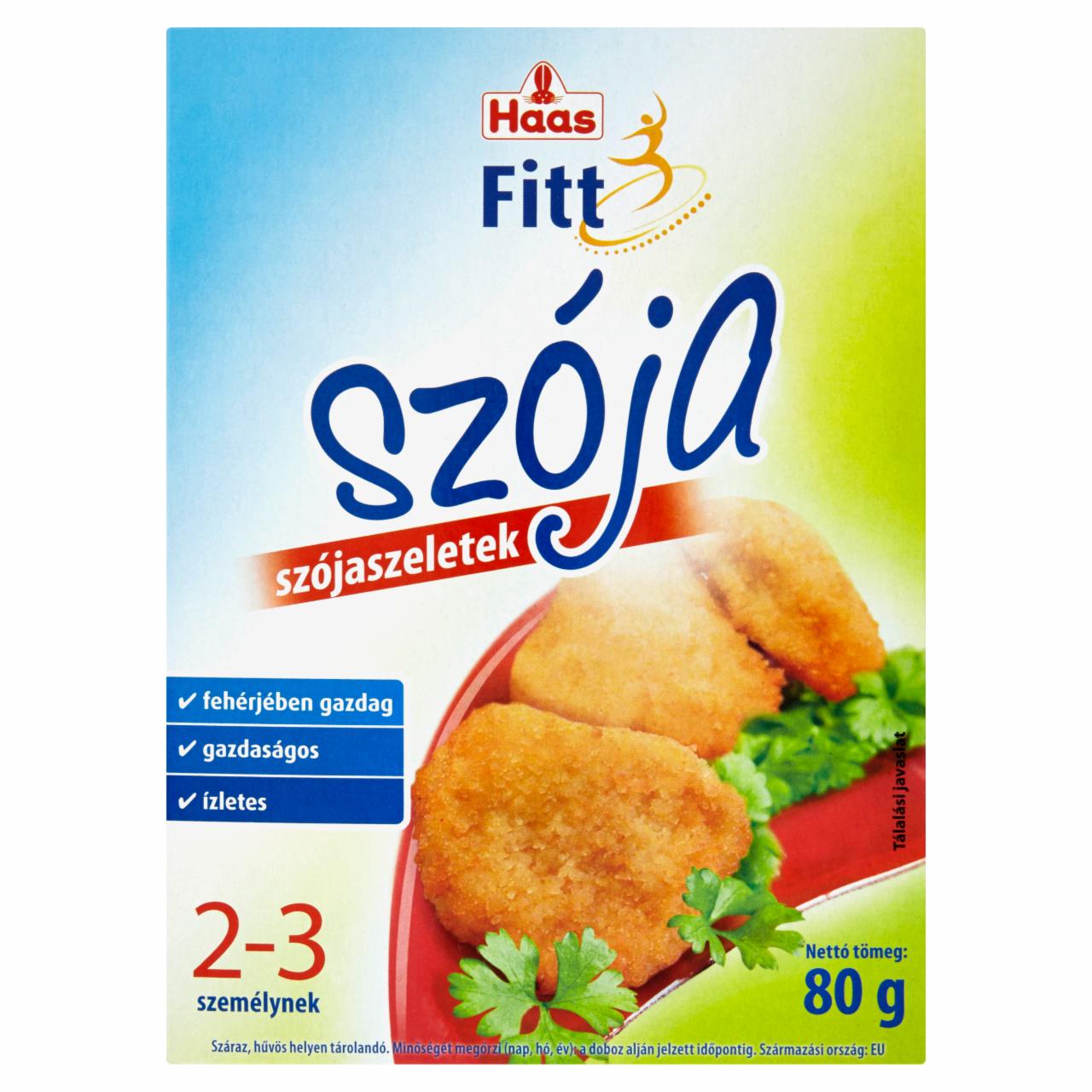 Képek - Haas Fitt szójaszeletek 80 g