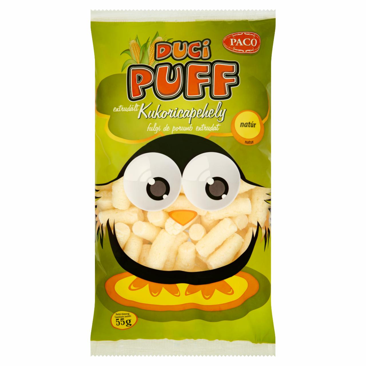 Képek - Paco Duci Puff extrudált natúr kukoricapehely 55 g