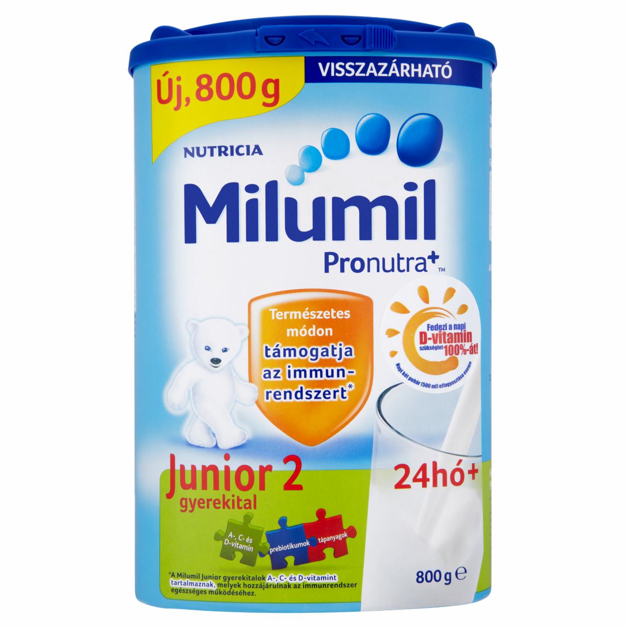 Képek - Milumil Junior 2 gyerekital 24 hó+ 800 g