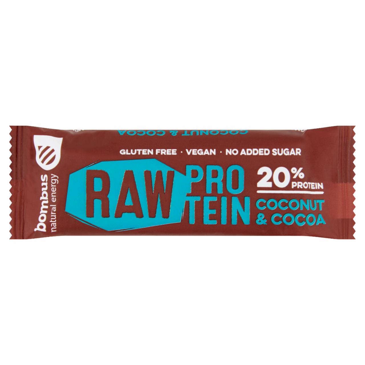 Képek - bombus Raw Protein Coconut & Cocoa gyümölcs szelet 50 g