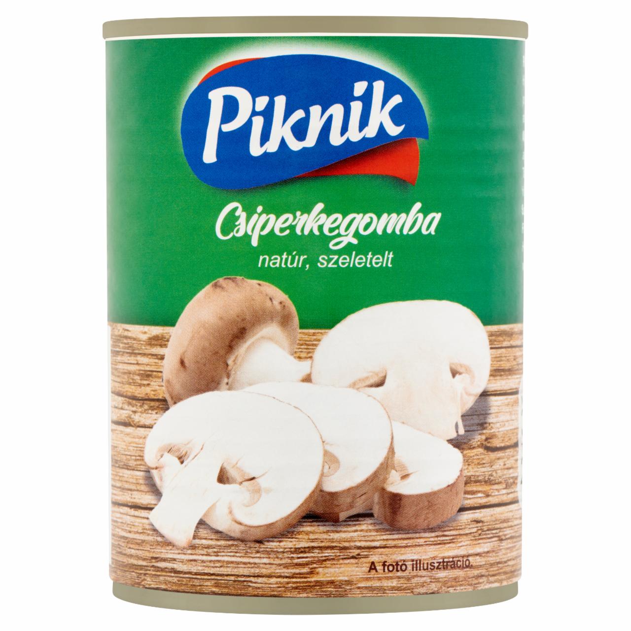 Képek - Piknik natúr szeletelt csiperkegomba 360 g