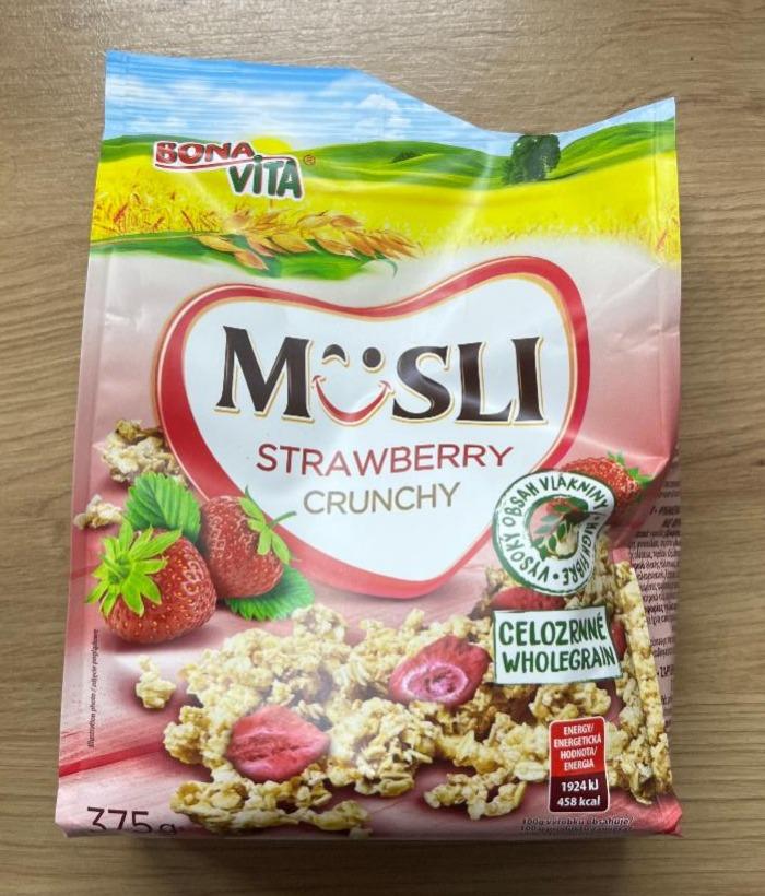 Képek - Bona Vita Crunchy Muesli with Strawberry 375 g