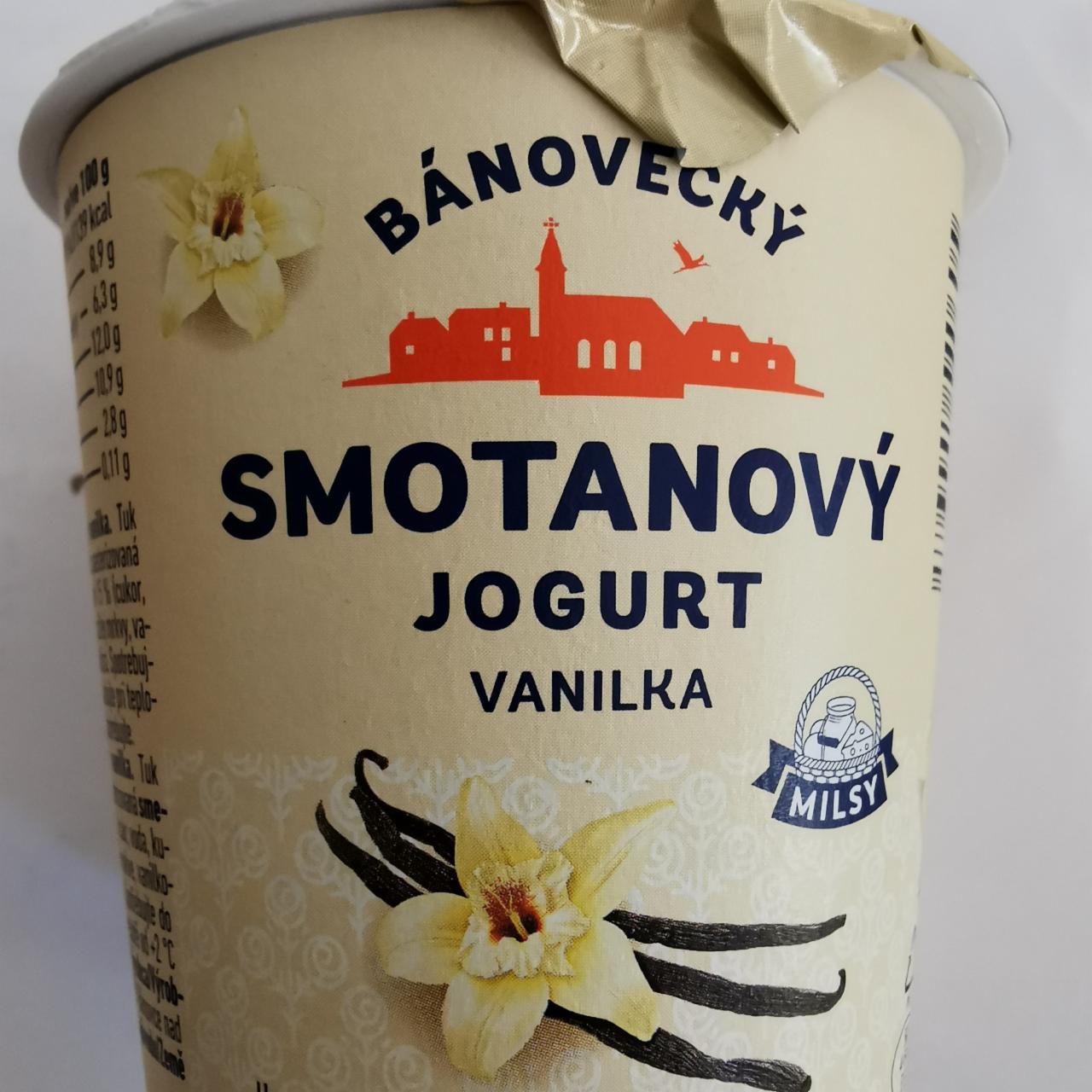 Képek - Bánovecký smotanový joghurt vanilka Milsy