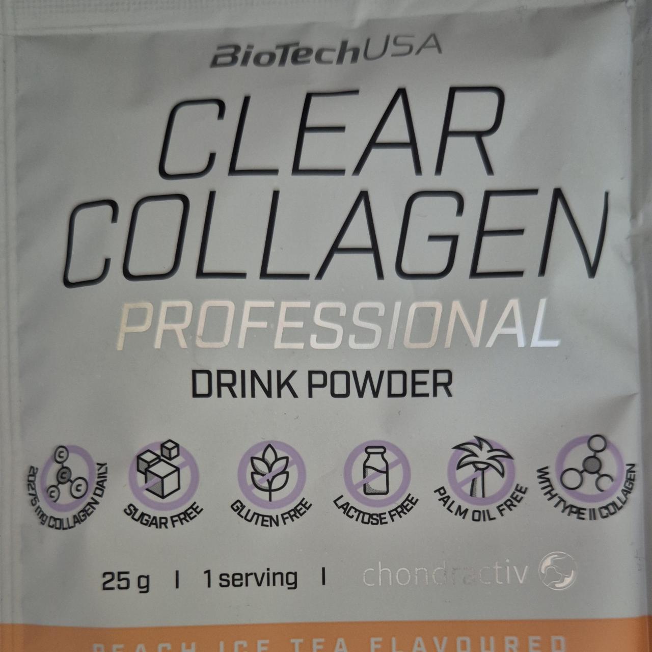 Képek - Clear Collagen Peach ice tea flavoured BioTechUSA