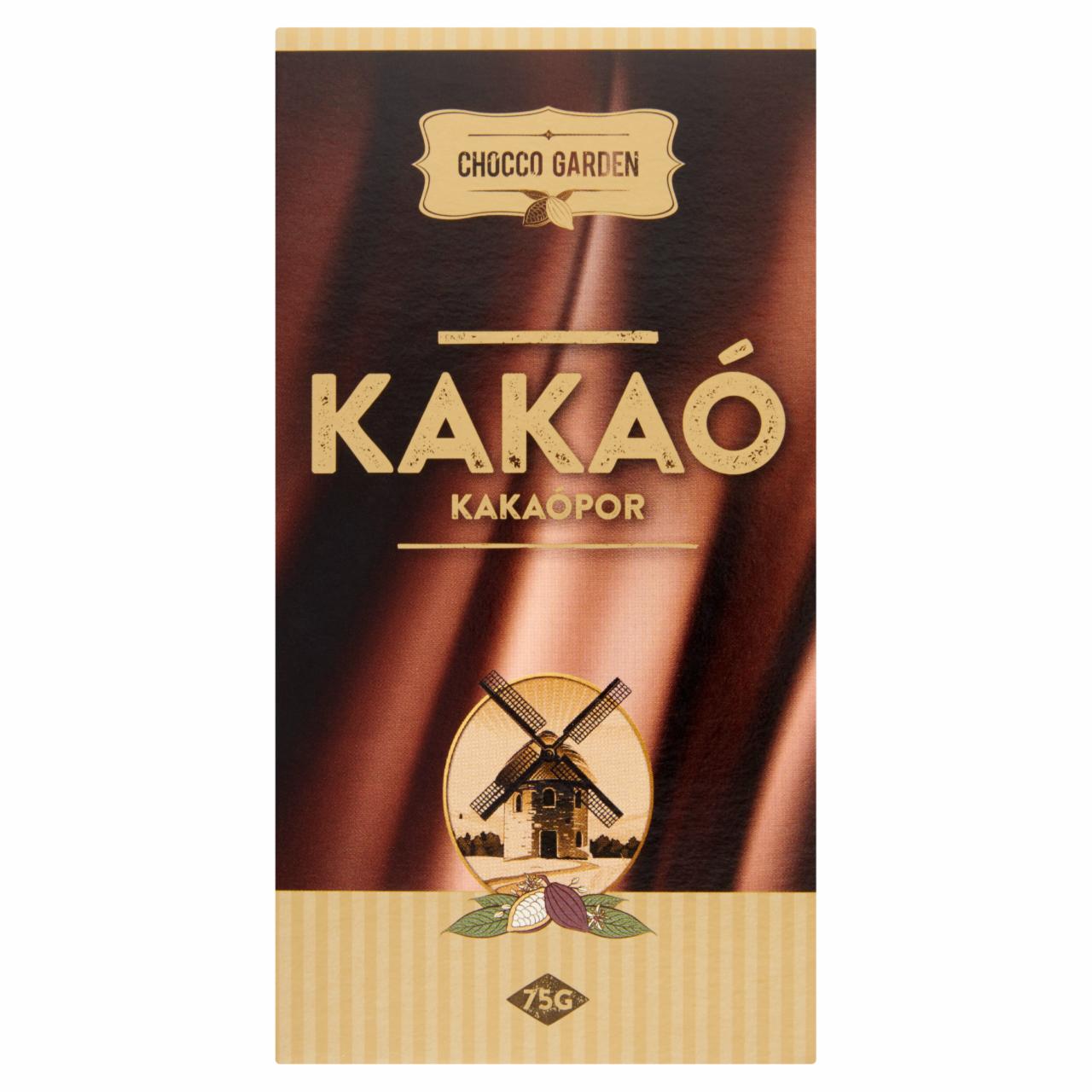 Képek - Chocco Garden zsírszegény kakaópor 75 g