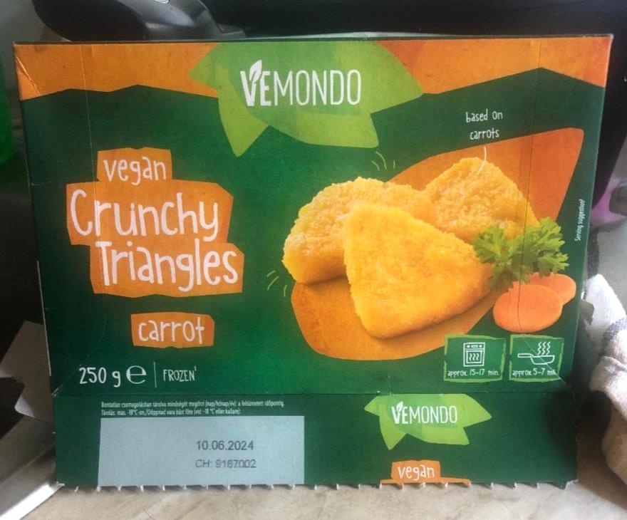 Képek - Crunchy triangles carrot vegan Vemondo