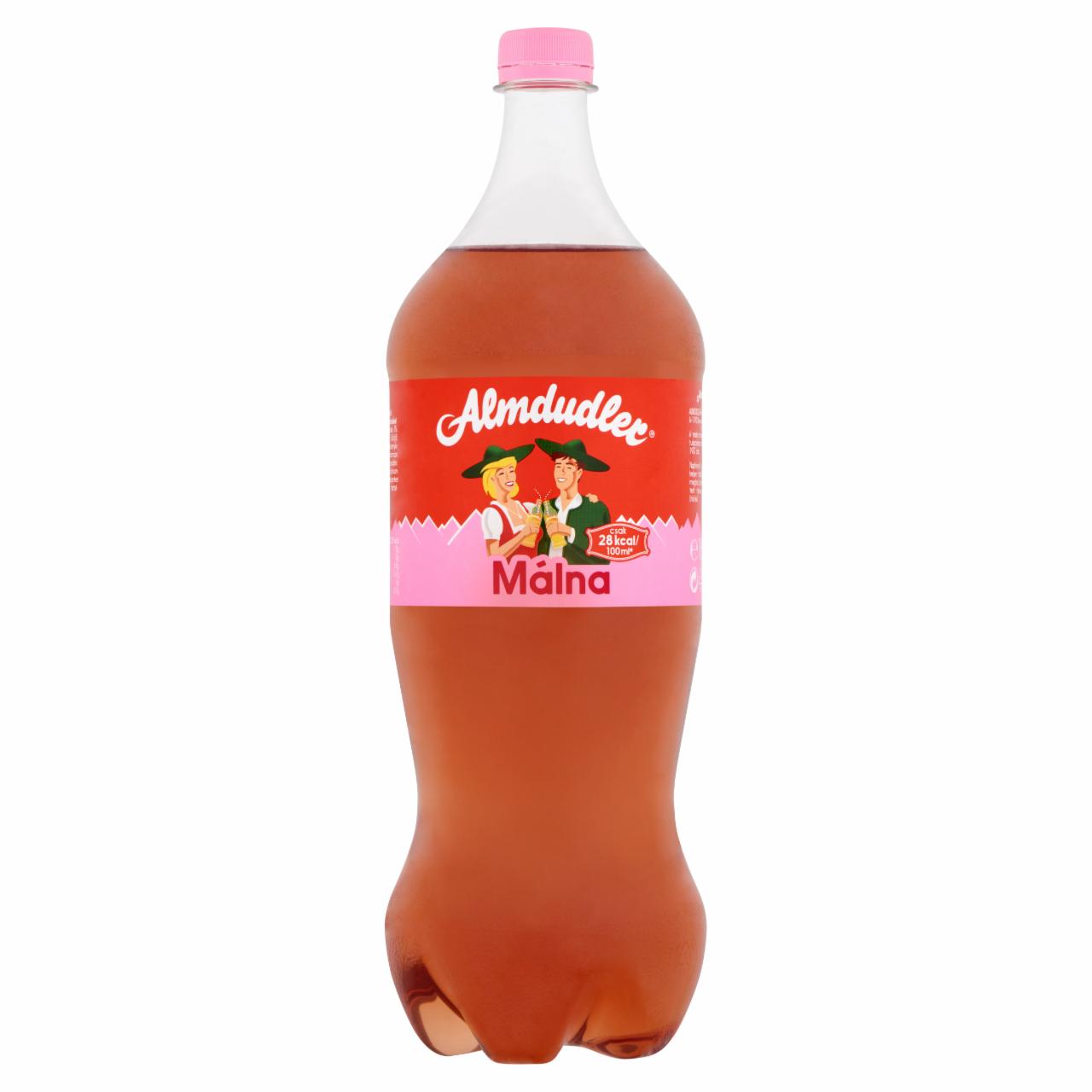 Képek - Almdudler alpesi gyógynövényekből készült szénsavas üdítőital málnalével 1,5 l