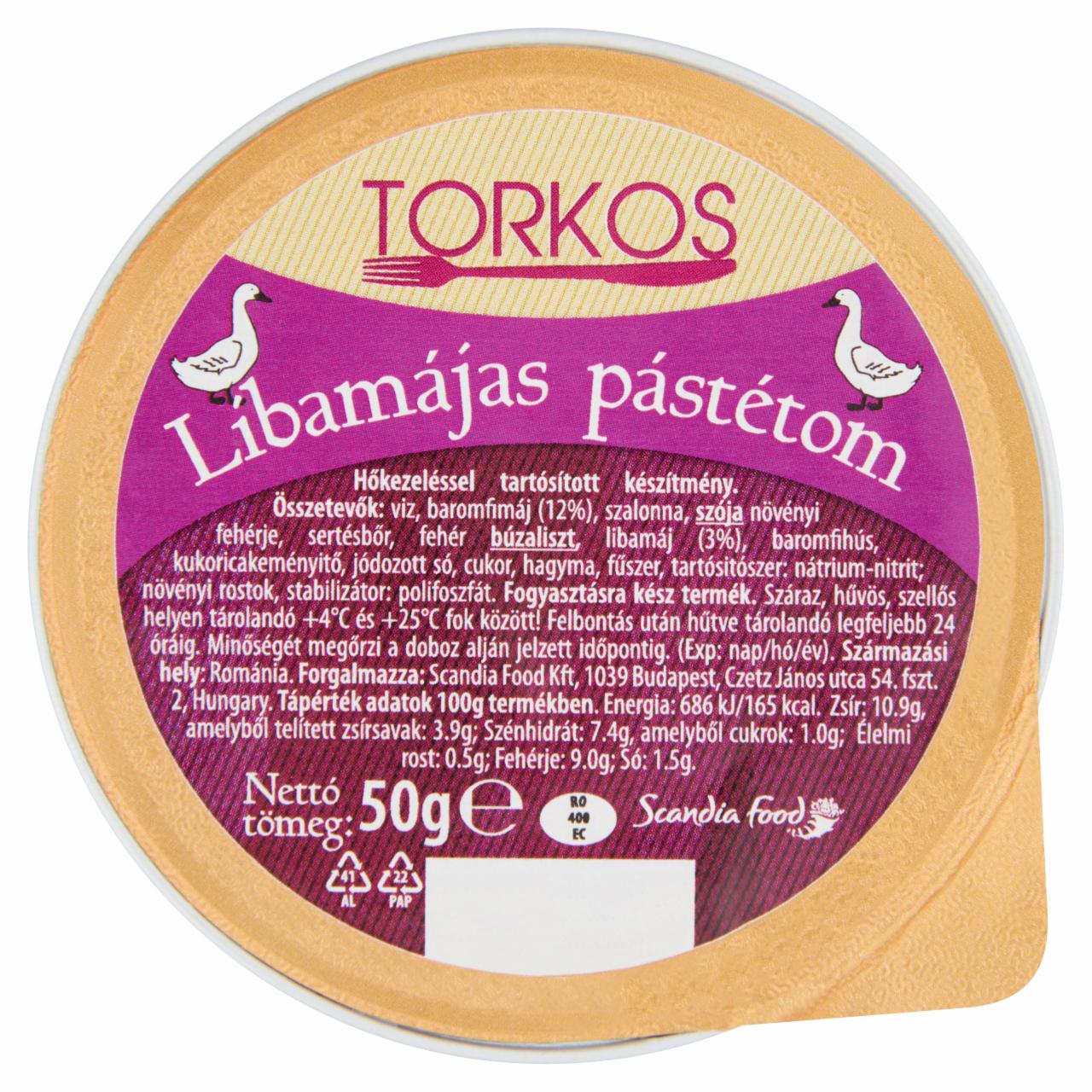 Képek - Torkos libamájas pástétom 50 g