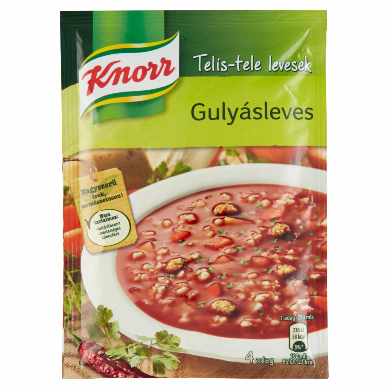 Képek - Knorr Telis-Tele Levesek gulyásleves 67 g