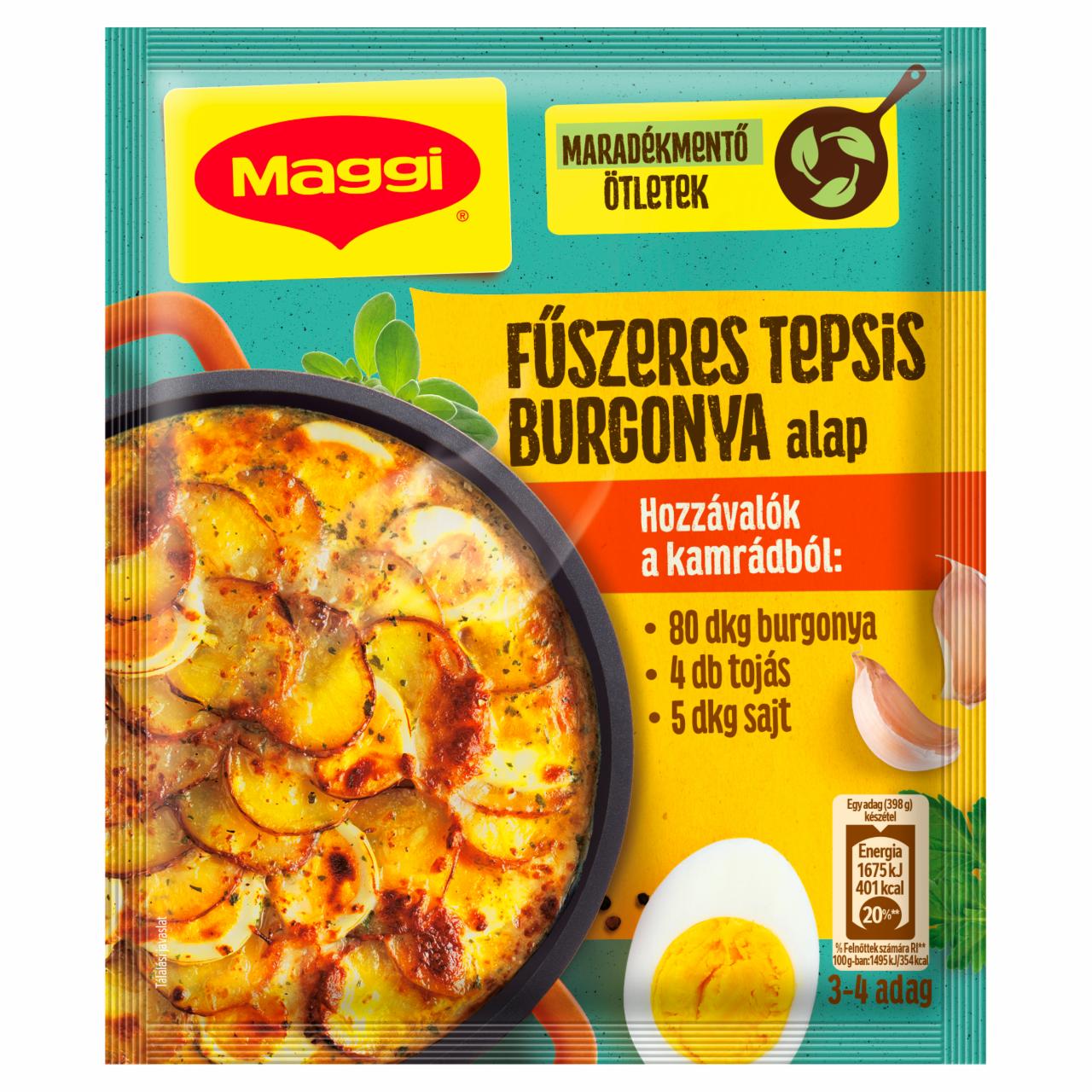 Képek - Maggi fűszeres tepsis burgonya alap 42 g
