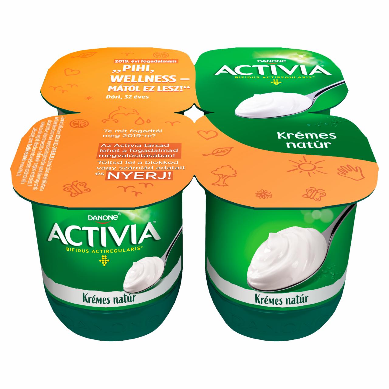 Képek - Danone Activia élőflórás, natúr joghurt 4 x 125 g