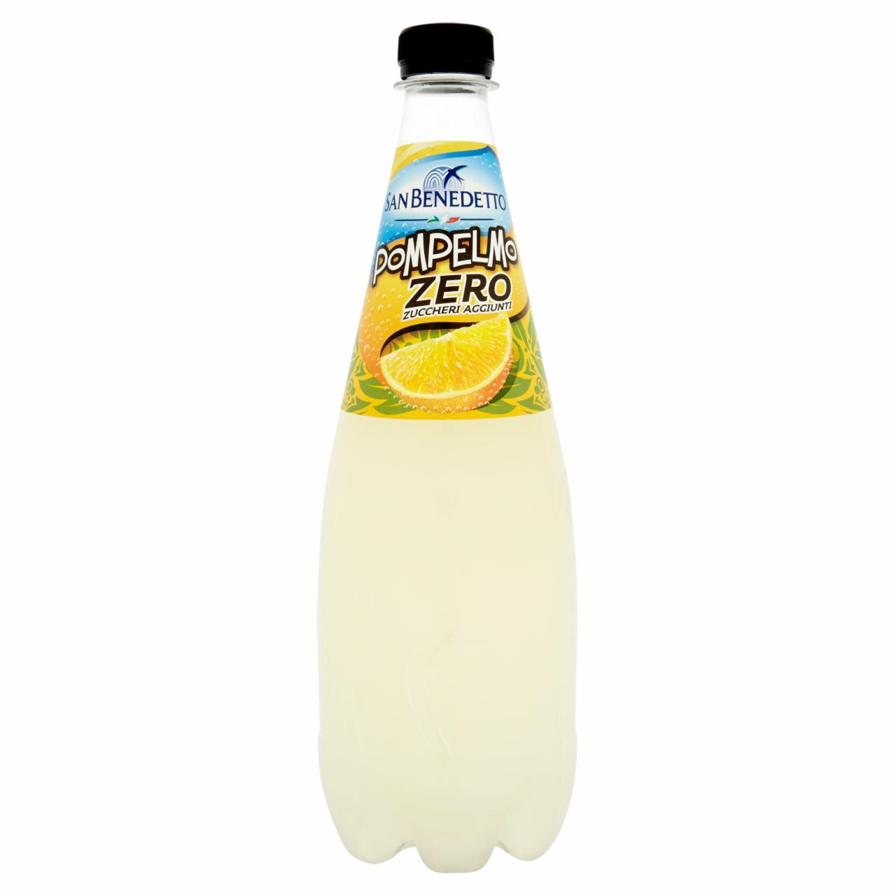 Képek - San Benedetto Zero Pompelmo grapefruit ízű cukormentes, szénsavas üdítő, édesítőszerrel 0,75 l