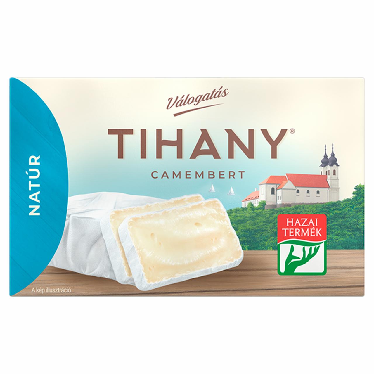 Képek - Tihany Válogatás Camembert natúr zsíros lágy sajt 120 g